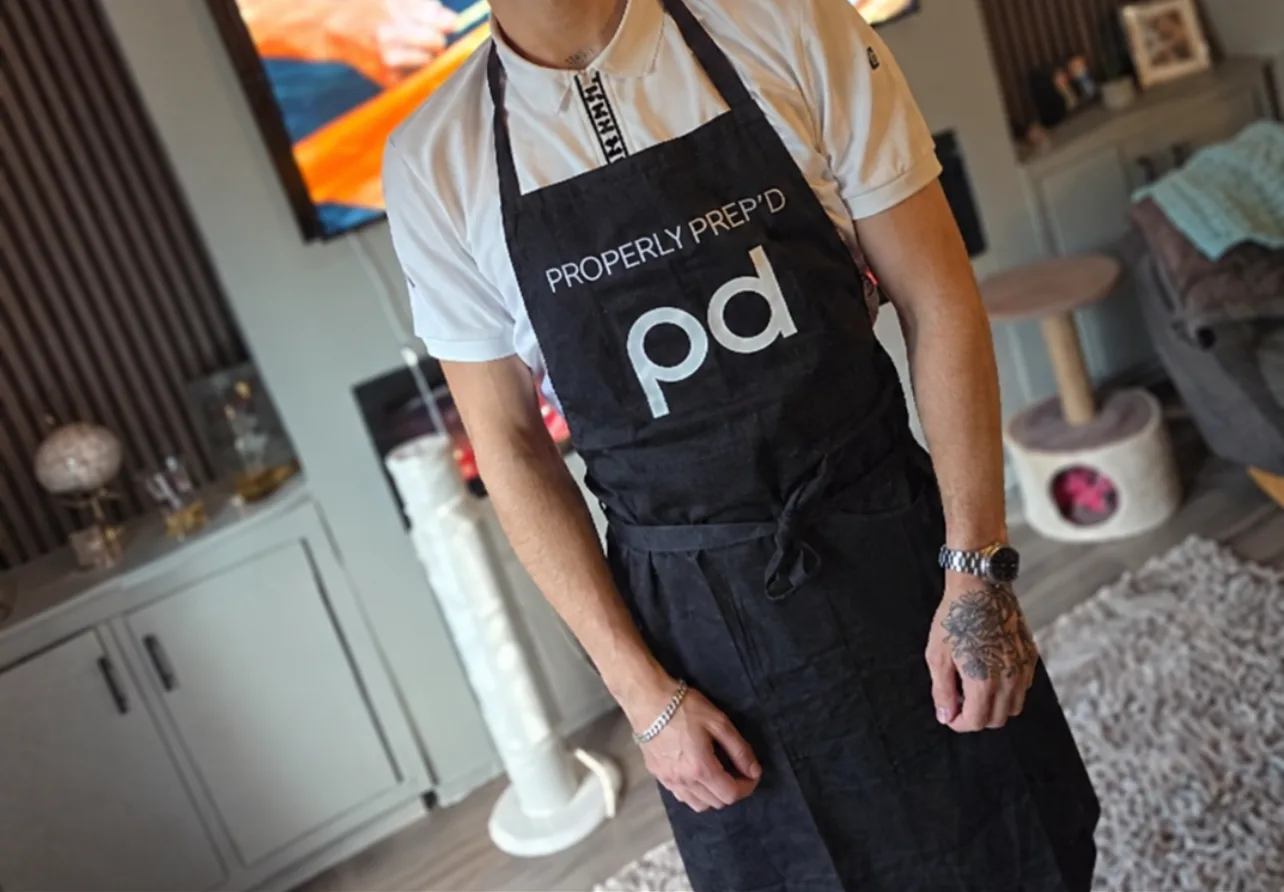 Ben in his Properly Prep’d apron